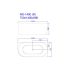 Nova 1400mm Corner Bathtub Right Corner Bathtub Gloss White Acrylic Bathtub