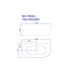 Nova 1500mm Corner Bathtub Left Corner Bathtub Gloss White Acrylic Bathtub