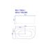 Nova 1700mm Corner Bathtub Left Corner Bathtub Gloss White Acrylic Bathtub