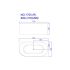 Nova 1700mm Corner Bathtub Right Corner Bathtub Gloss White Acrylic Bathtub