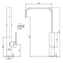 Ruki Sink Mixer Gun Metal