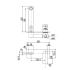 Ruki Wall Basin Mixer Brushed Nickel 