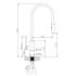 Aziz Pull Out Sink Mixer Matte Black