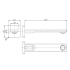 Ruki Bath Spout Matt Black