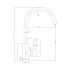 Otus Slimline SS Sink Mixer Brushed Stainless Steel