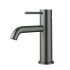 Otus Slimline SS Basin Mixer Curved Spout Gun Metal