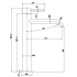 Otus Slimline SS Highrise Basin Mixer Curved Spout Gun Metal 