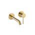 Otus Slimline SS Wall Basin Mixer Separate Back Plate Trim Kits Brushed Gold