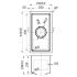 New Cora Single Bowl Above / Undermount Kitchen Sink 240 x 440mm