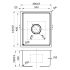 New Cora Single Bowl Above / Undermount Kitchen Sink 380 x 440mm