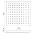 Rosa Square Overhead Shower 250mm Gun Metal