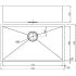 Rosa Single Bowl Above / Undermount Kitchen Sink 760 x 440mm