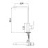 Eden Round Cornered Rectangle Handle Sink Mixer Brushed Nickel
