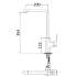 Eden Sink Mixer Matt Black