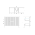 1200mm Freestanding with legs  PVC Matte White Fluted Design Bathroom Vanity Cabinet Only