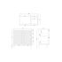 900mm Freestanding with legs  PVC Matte White Fluted Design With Right Hand Drawers Bathroom Vanity Cabinet Only