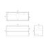1200mm Wall Hung Bathroom Vanity Dark Oak Wood Grain 2 PAC Coating MDF Board