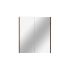 600mm Pencil Edge Shaving Cabinet Dark Oak Wood Grain Texture 2 PAC Coating MDF Board