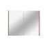 900mm Pencil Edge Shaving Cabinet White Oak Wood Grain 2 PAC Coating MDF Board