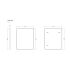 750mm (L) x 900mm (D) Metal Frame Mirror Brushed Gold Rectangle Framed Mirror